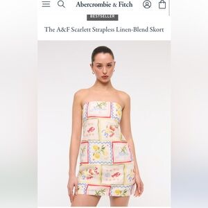 Abercrombie Strapless dress